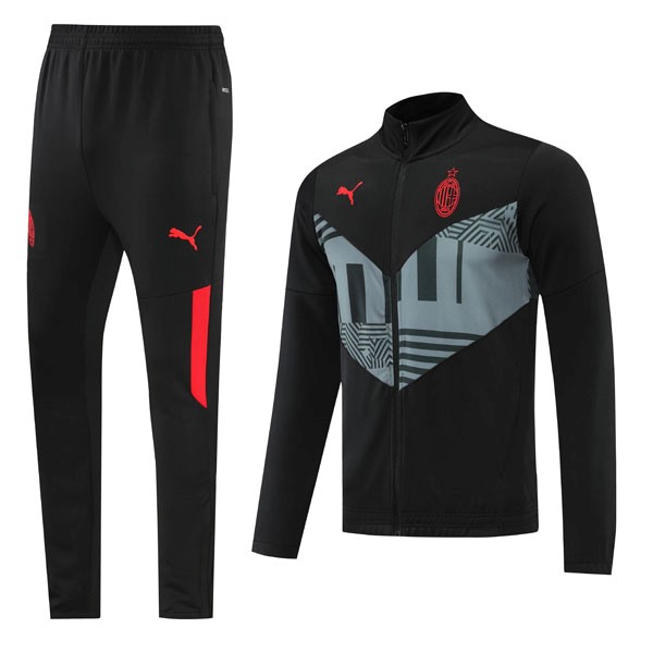 Chandal AC Milan 2022/23 Negro Gris